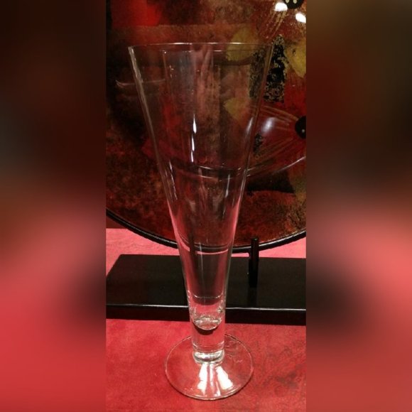 Vintage 1970's Mouth Blown Champagne/Pilsner Glasses-5 - Picture 2 of 4